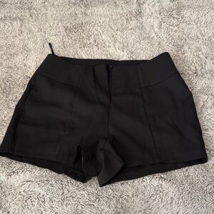 MM Couture Black High Waist Women's Shorts
